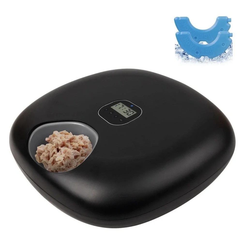 Sharper Image Smart 6 Meal Rechargeable Auto NovaFeeder Timer Pet Food Dispenser